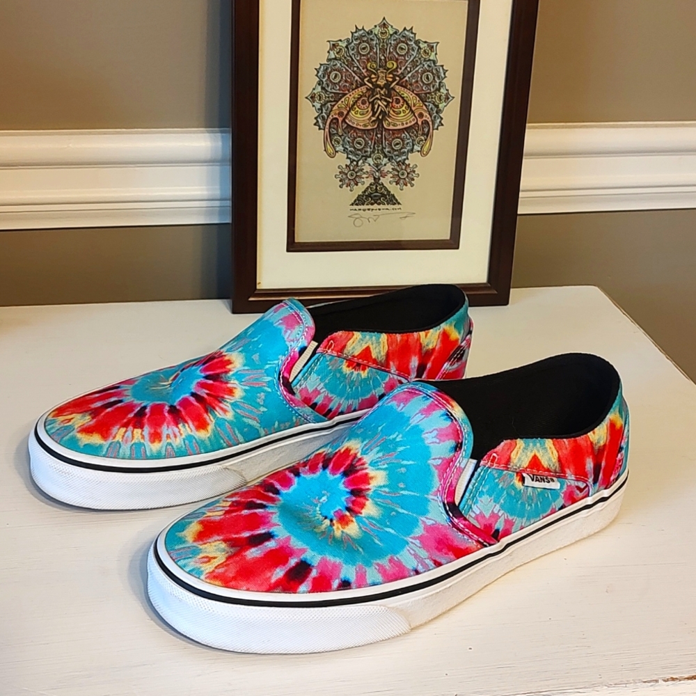 Tie-dye Vans